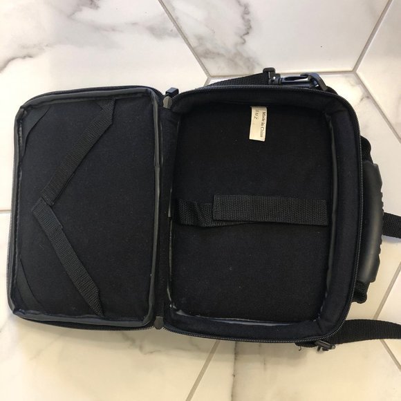 Vintage Memorex Black Electronic Storage Bag Padded‎ Excellent Condition - Picture 11 of 11